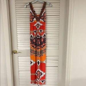 Patterned maxi dress